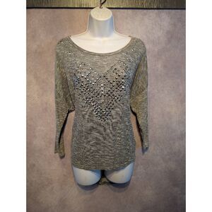 Rock & roll cowgirl open back loose fit top large